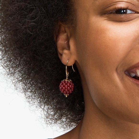 Kate Spade Very Berry Drop Earrings - Picture 6 of 7